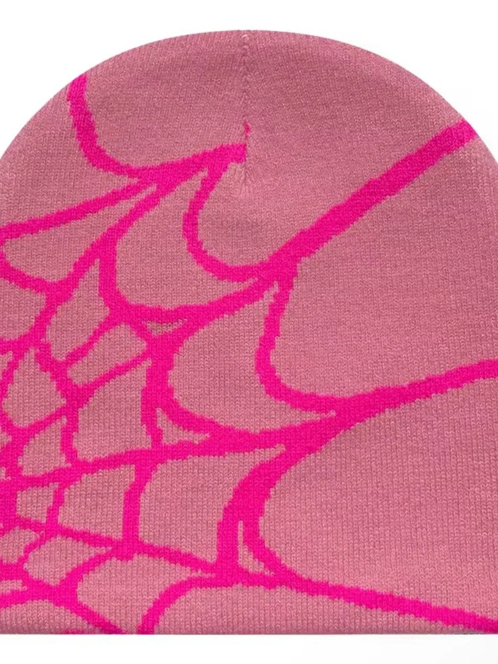 Pink Graphic Beanie Hat